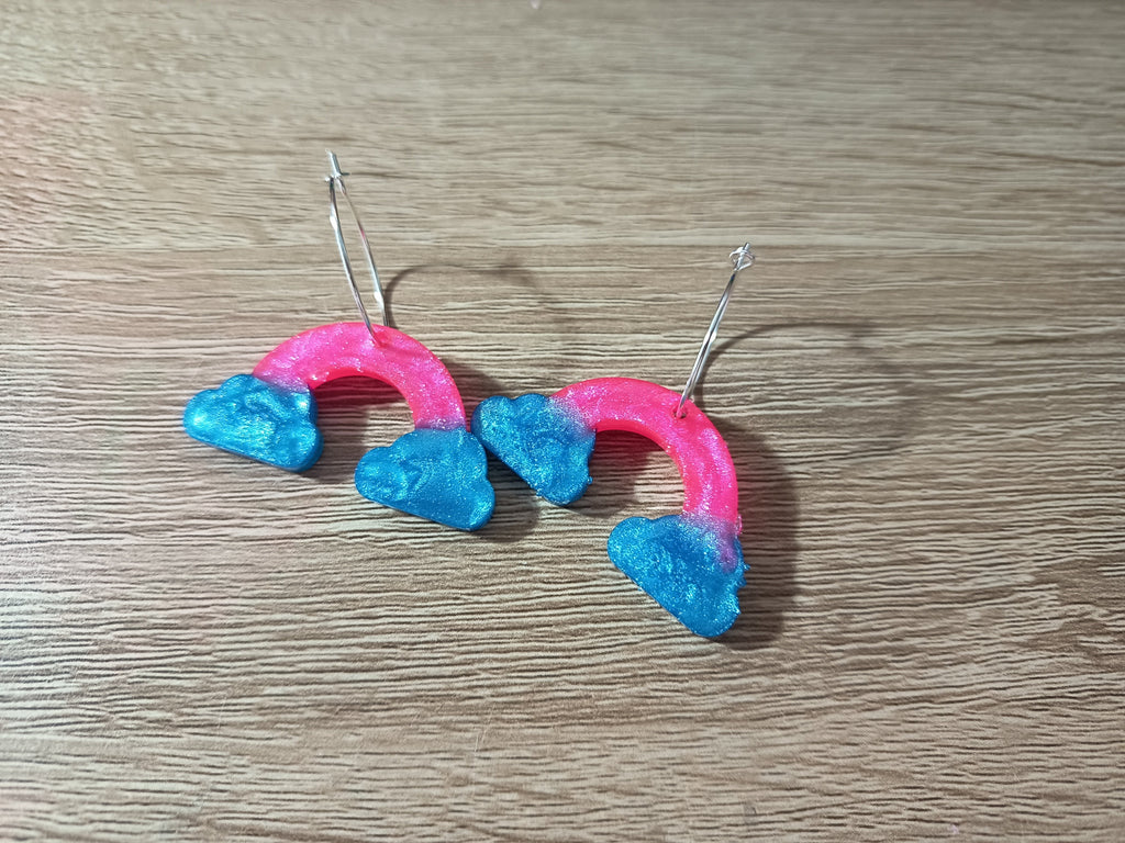 Pendientes arcoíris
