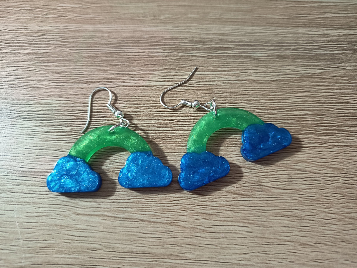 Pendientes arcoíris