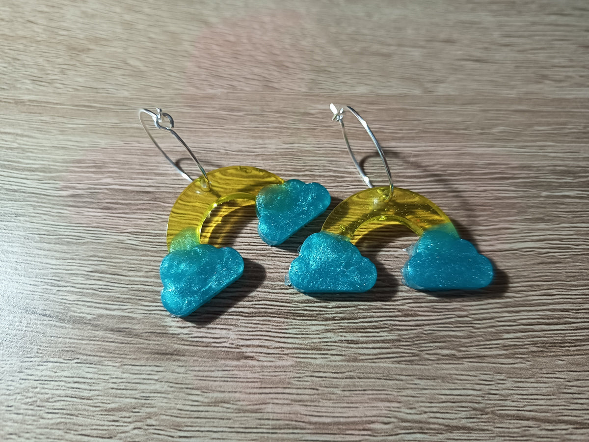 Pendientes arcoíris