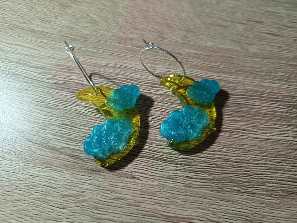 Pendientes luna